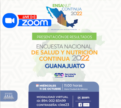 Presentación de Resultados de la ENSANUT CONTINUA 2022 - Guanajuato image